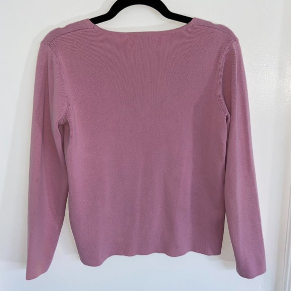 Vintage pink cardigan sweater - Picture 4 of 4